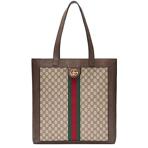 GUCCI 스트라이프 자가드 숄더백 베이지