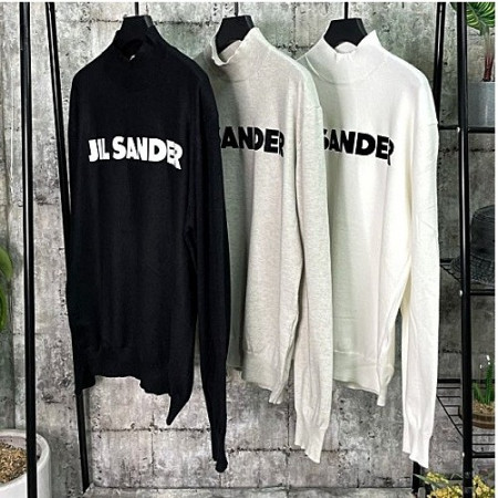 질샌더 JIL SANDER 캐시미어 반목니트