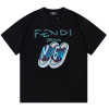 FENDI 샌달로고 티셔츠