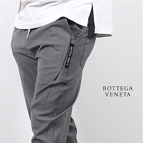 BOTTEGA VENETA 면린넨 스판 조거팬츠
