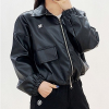 지*어 비건 레더 자켓