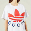 GUCCI X ADIDAS 불꽃 나염 반팔 티셔츠