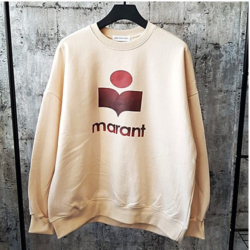 이자벨*랑 그라데이션 로고 맨투맨