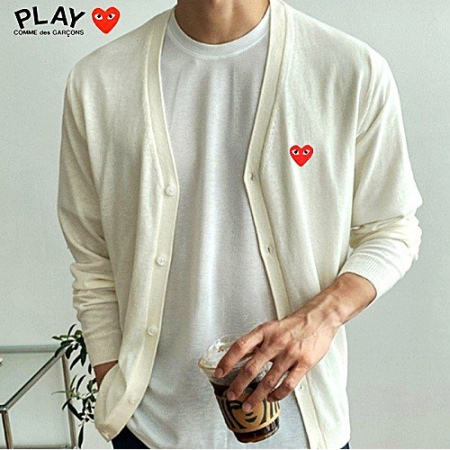 꼼데가*송 코튼유니섹스가디건