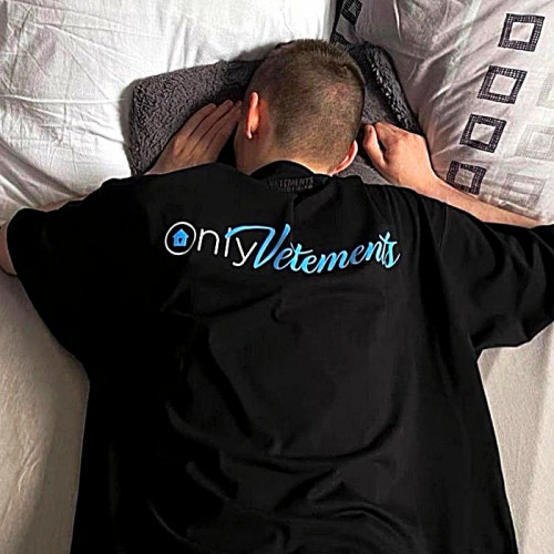베*멍 VETEMENTS 온리 헤비코튼 오버 티셔츠