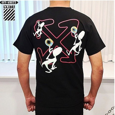 오프화*트 OFF-WHITE 에어리언 라운드 티셔츠