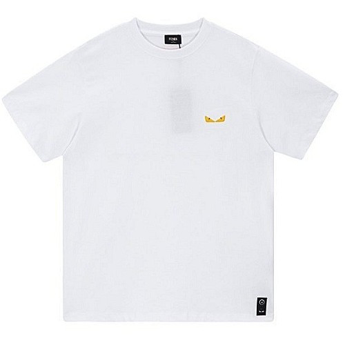 FENDI 미니로고 자수 디테일 반팔티