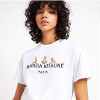 MAISON KITSUNE 폭스프린팅 로고 티셔츠