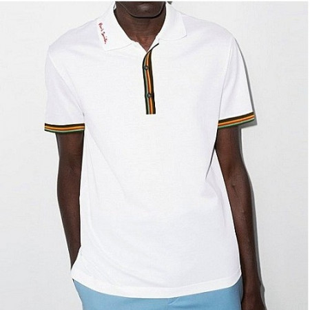 폴스미스 PAUL SMITH 라인포인트 카라 반팔