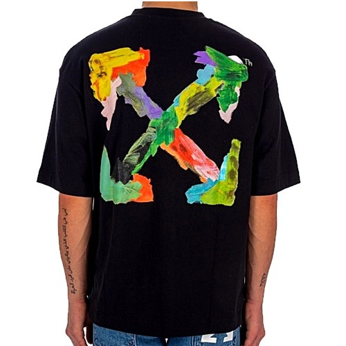 OFF-WHITE 브러쉬 에로우 티셔츠