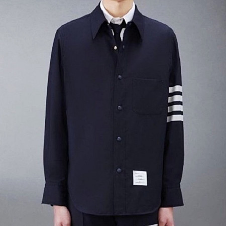 톰브*운  4BAR 울 스냅 프론트 셔츠자켓