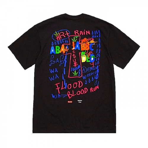 SUPREME x MARTINEROSE 스크래치페리 티셔츠