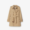 BURBERRY 쇼트 켄징턴 헤리티지 트렌치코트