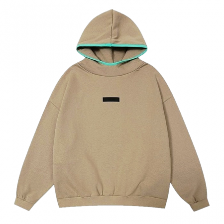FEAR OF GOD ESSENTIALS 패치 스프링 탭  후드