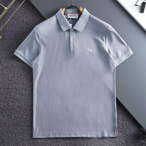 THOMBROWNE 알파벳 자수로고 코튼 카라티