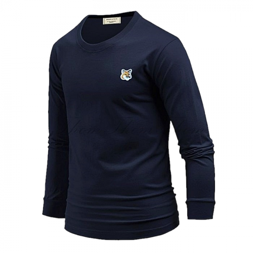 메종키*네 MAISON KITSUNE 뉴시보리 라운드 티셔츠