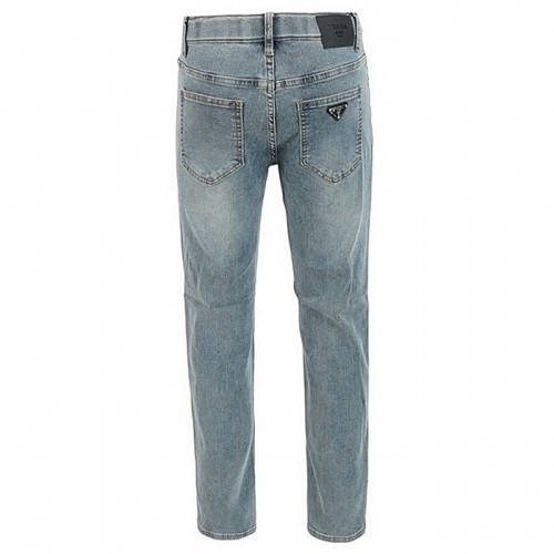 PRADA 틴청 히든밴딩 슬림 일자팬츠