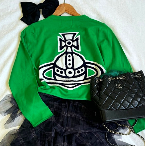 비비안 Vivienne Westwood 백로고 가디건