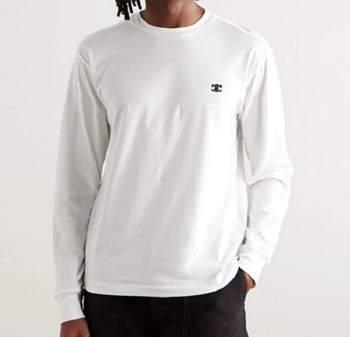 CELINE 트리옹프 자수 로고 긴팔 티셔츠