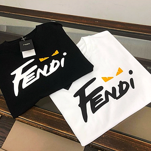 FENDI 콤비네이션 반팔 티셔츠