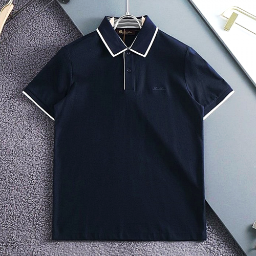 로로피아나 Loro Piana 넥포인트 자수로고 코튼 카라티