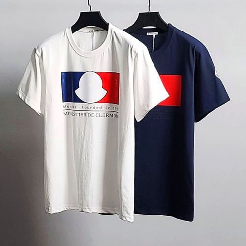 몽클*어 MONCLER 삼색프린팅 코튼 반팔티