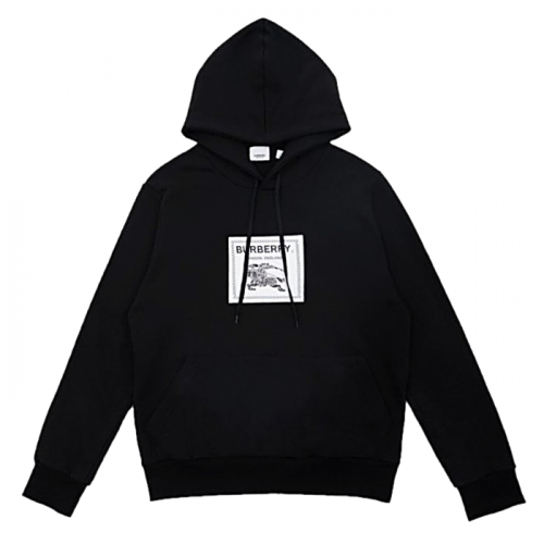 BURBERRY 프로섬 레이블 후드