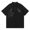 Chrome hearts 그레이브 패치드 숏슬리브 폴로