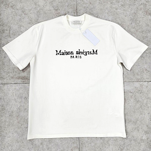 메종 Maison Margiela 파리로고 반팔 티셔츠