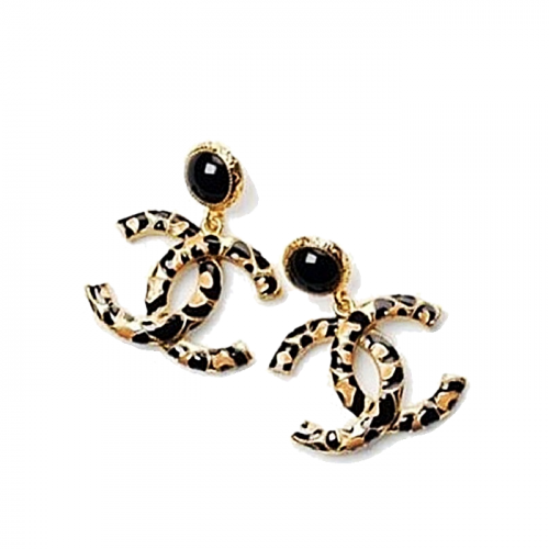 CHANEL 로고 드롭 귀걸이