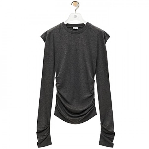 LOEWE 롱 블리브 탑 비스코스 & 실크 탑