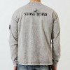 STONE ISLAND 워싱 백로고 프린트 티셔츠