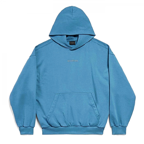 BALENCIAGA 리플렉티브 로고자수 오버핏 후디