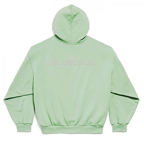 BALENCIAGA 리플렉티브 로고자수 오버핏 후디