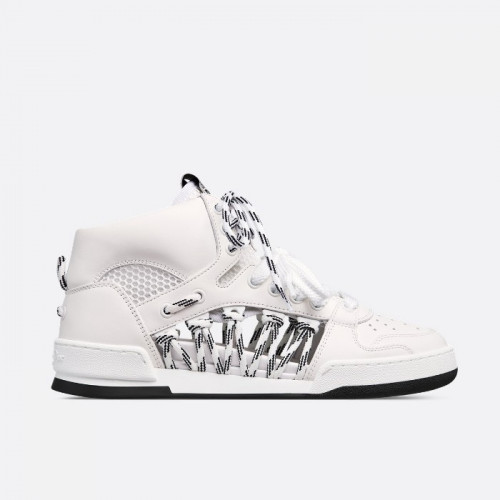 DIOR Dior First 하이탑 스니커즈 - 화이트 & 투 톤 슈레이스