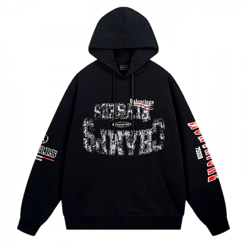 발렌시*가 BALENCIAGA 페이드 아카이브 후디