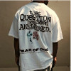 피어오*갓 FEAR OF GOD 앤써드로고 티셔츠