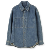 우영미 WOOYOUNGMI 모던 스퀘어 데님셔츠