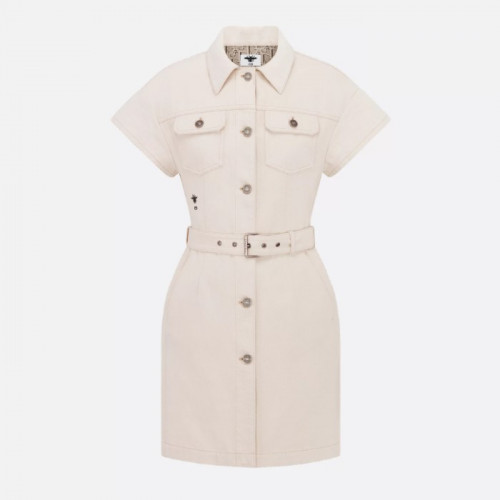 COLOR에크루 코튼 데님 & 내부 Dior Oblique  SIZES / M / L