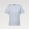 LOUIS VUITTON 아쿠아렐 모노그램 아일릿 티셔츠