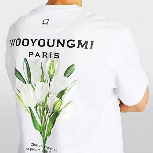 WOOYOUNGMI 플라워 리액티브 로즈골드링 티셔츠