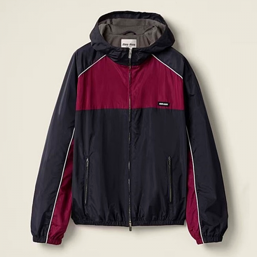 MIUMIU 테크니컬 후디드 자켓