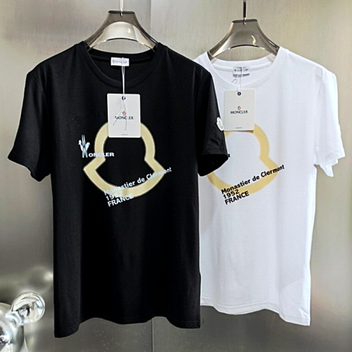 MONCLER 빅 시그니처 로고 프린트 반팔 티셔츠