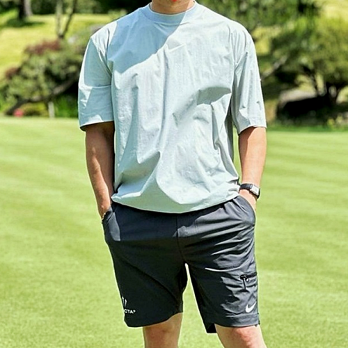NIKE × NOCTA 골프 숏슬리브 크루넥 & 쇼츠 팬츠 SET