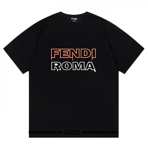 FENDI 빈티지 시그니쳐 레터링 티셔츠