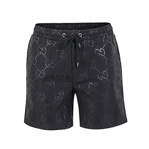 GUCCI 블랙 자가드 스윔 팬츠