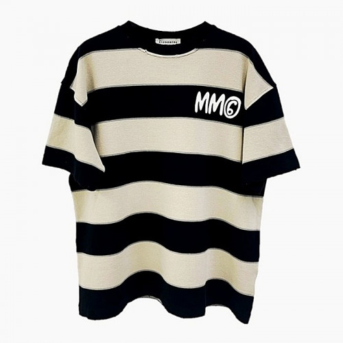 메종 Maison Margiela 넘버드보더 티셔츠