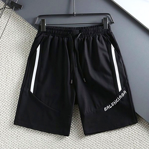 BALENCIAGA 배색 라인 레터링 반바지