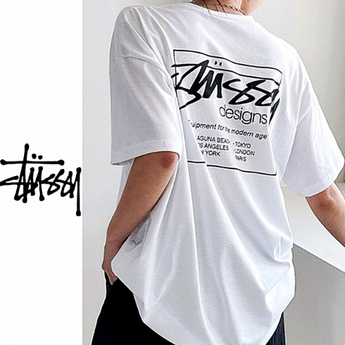 스투시 STUSSY 디자인 오버티셔츠