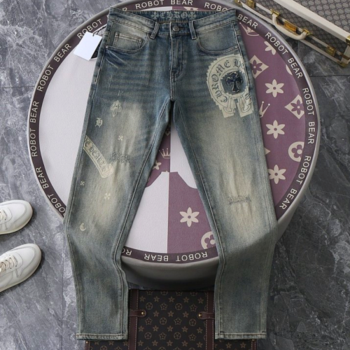 크롬*츠 CHROME HEARTS 빈티지 패턴 청바지